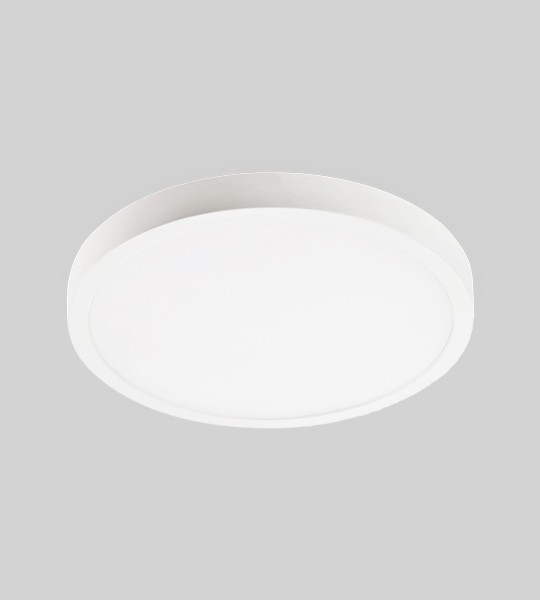 Plafon de superficie blanco 48W Ø600mm